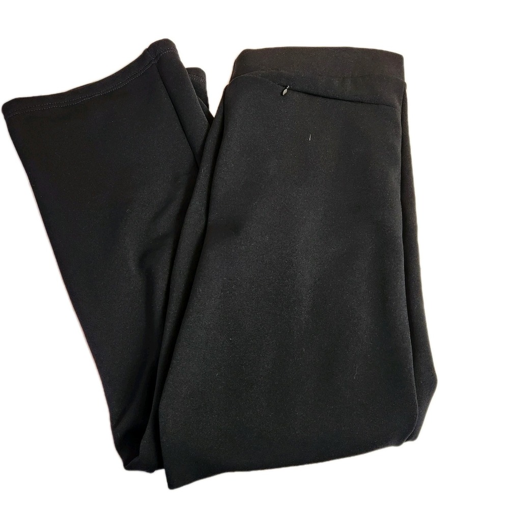 Wooly Bully Wear Fleece Lined Pants‎ Womens Medium Black Insulated Jogger USA